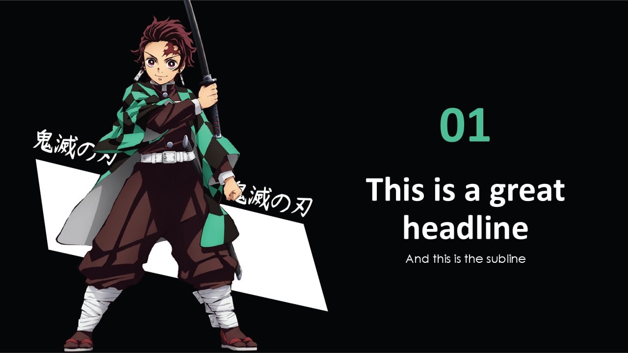 Demon Slayer PowerPoint Template 6