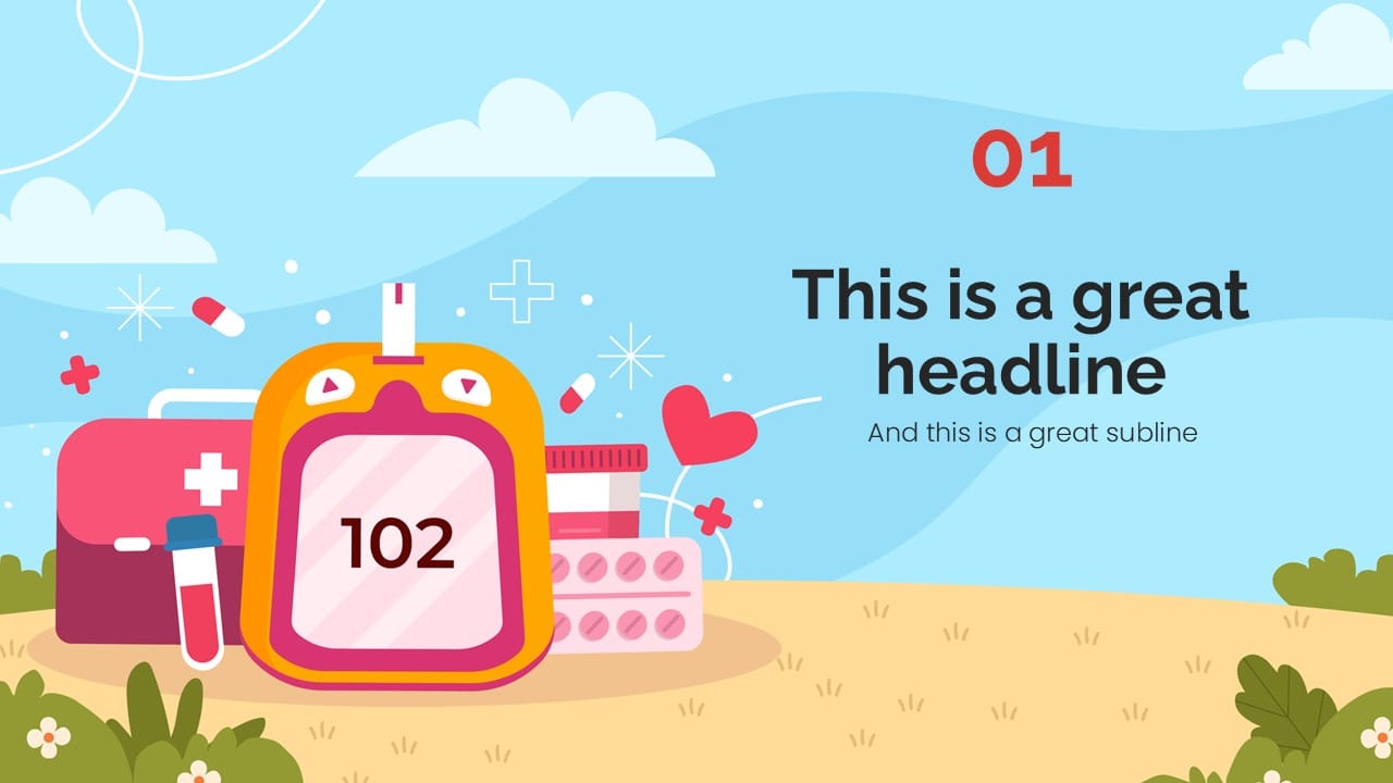 Diabetes PowerPoint Template 4