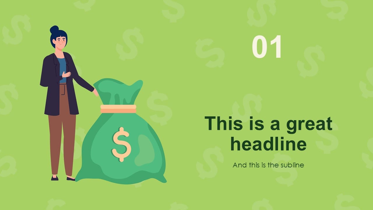 Dollar PowerPoint Template 5
