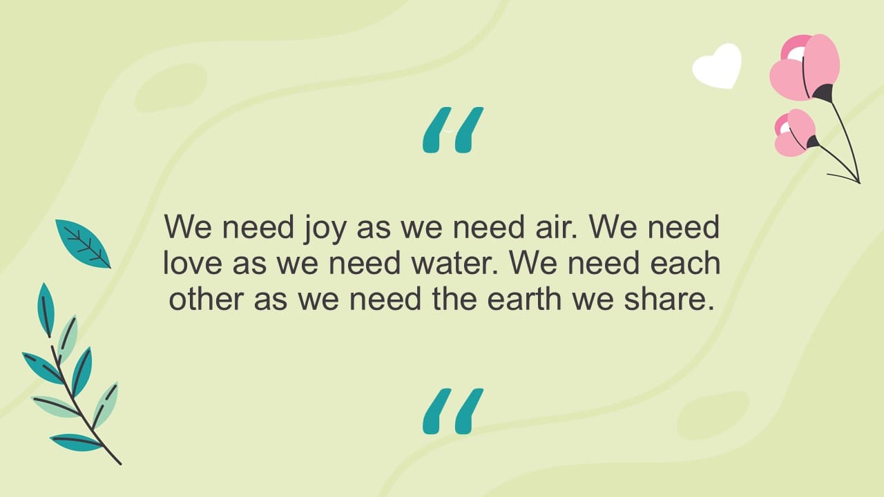 Earth's Day PowerPoint Template 4