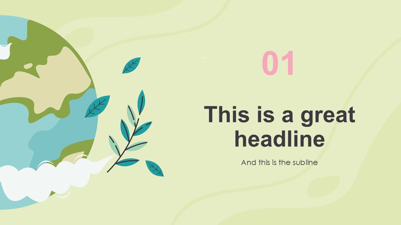 Earth's Day PowerPoint Template 5