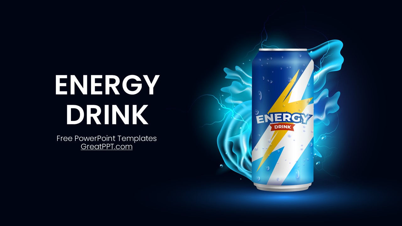 Energy Drink PowerPoint Template 1