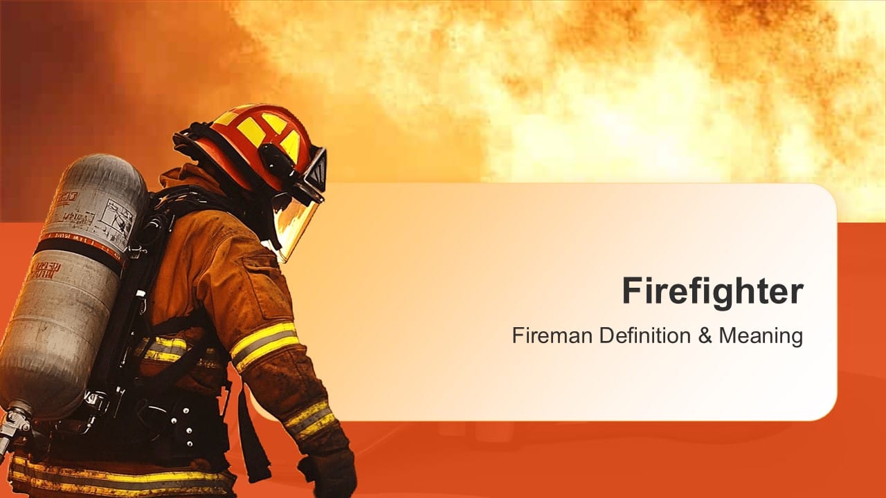 Firefighter PowerPoint Template 3
