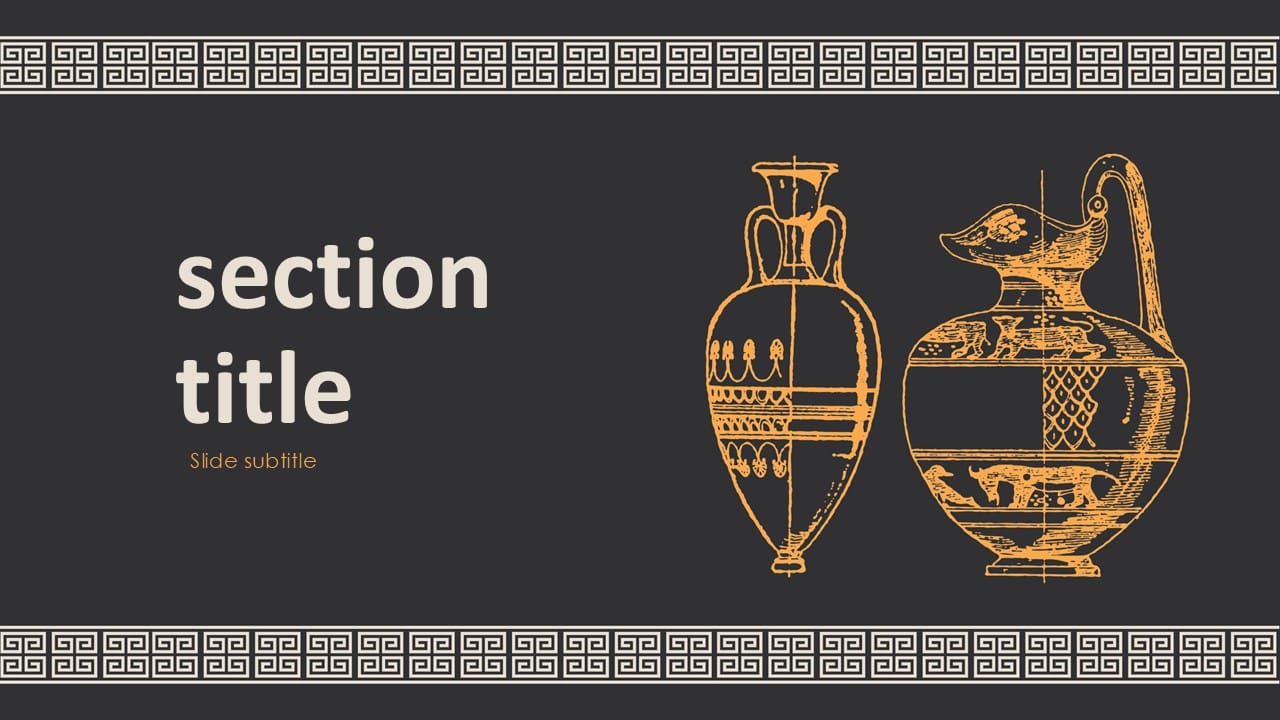 Greek Culture PowerPoint Template 2