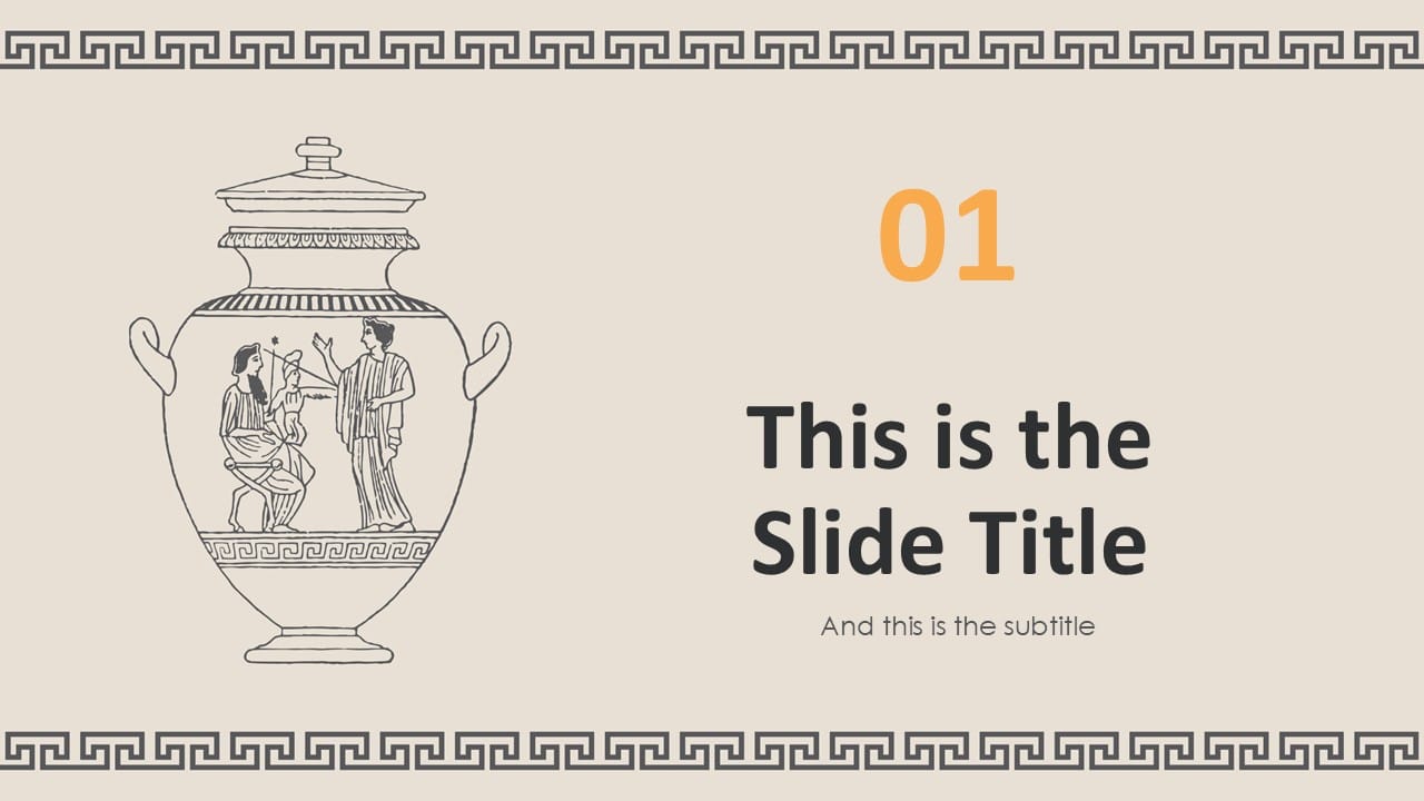 Greek Culture PowerPoint Template 5