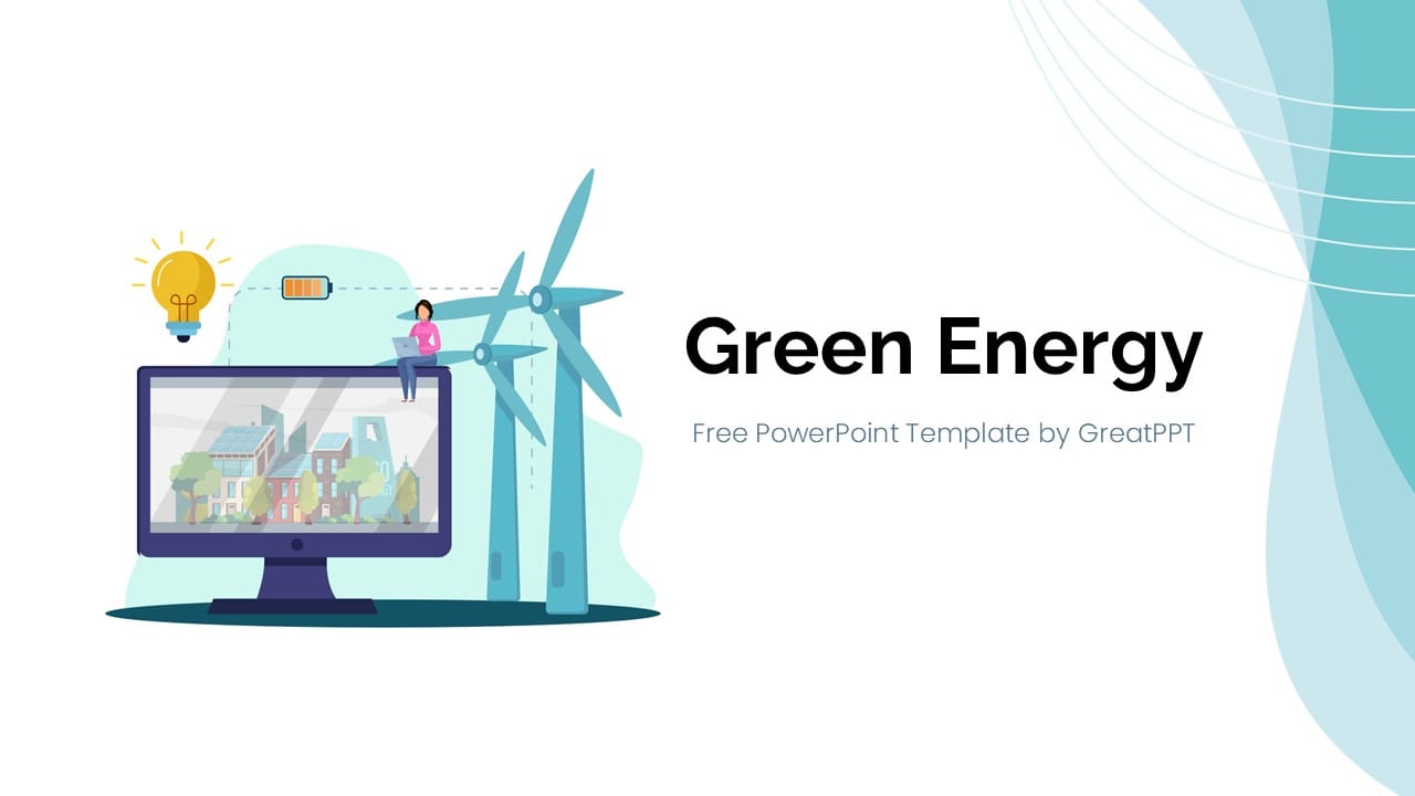 Green Energy PowerPoint Template 1