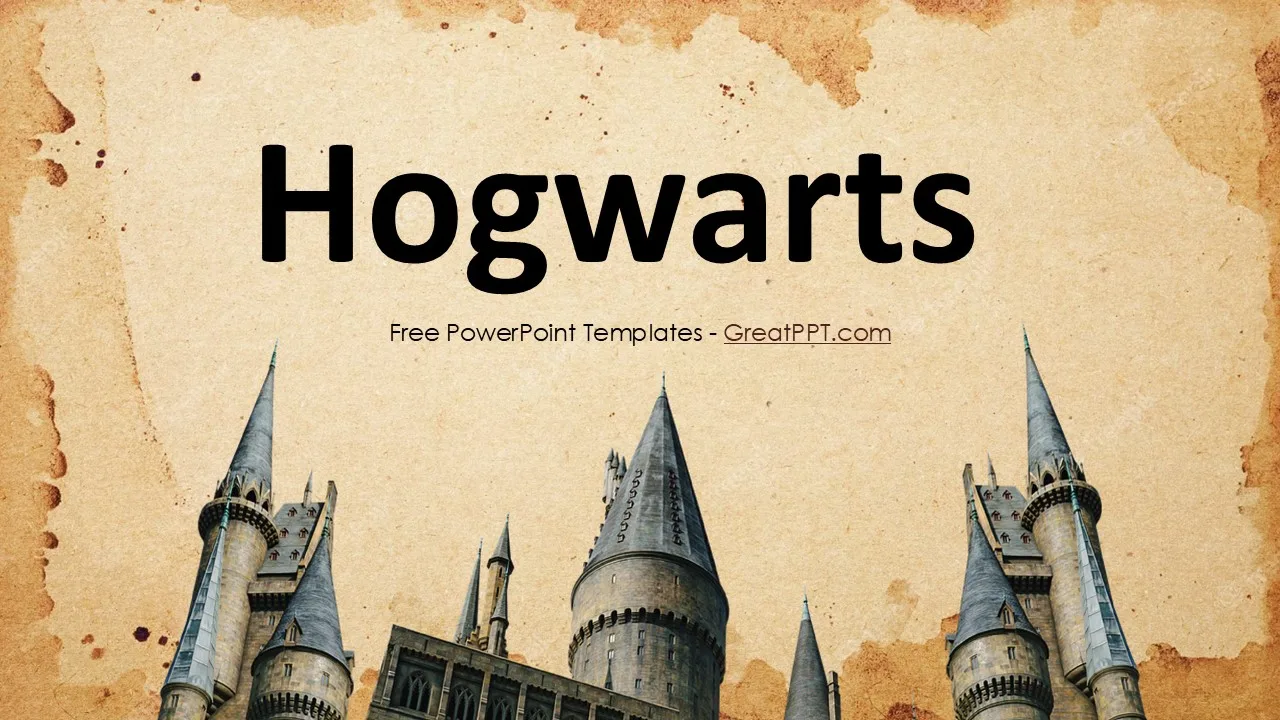 Hogwarts PowerPoint Template 1