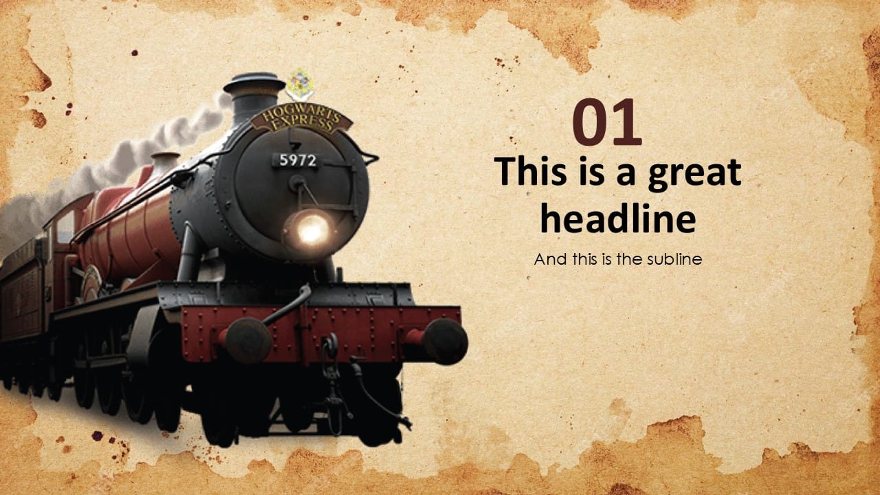 Hogwarts PowerPoint Template 5