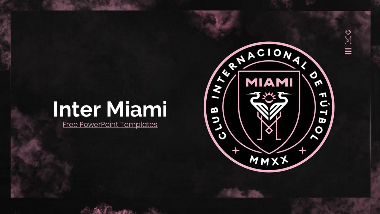 Inter Miami PowerPoint Template 1
