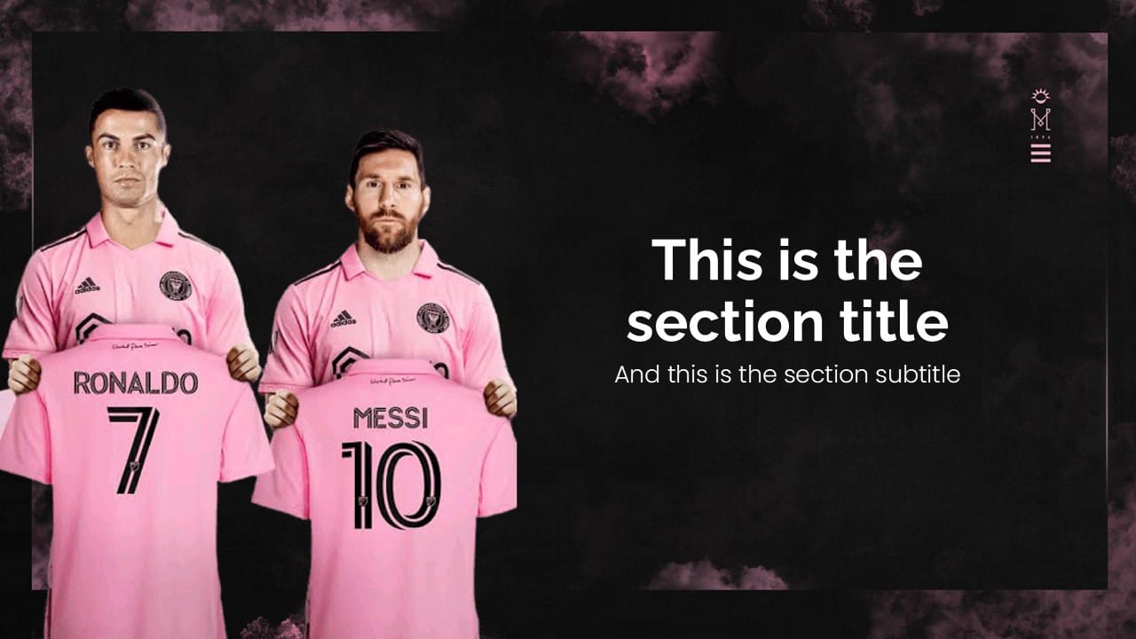 Inter Miami PowerPoint Template 3