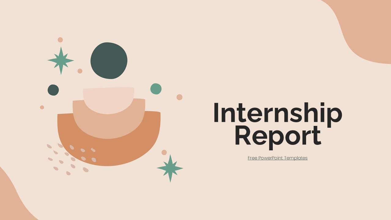 Internship Report PowerPoint Template 1