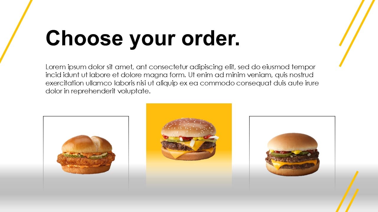 McDonald‘s PowerPoint Template 7