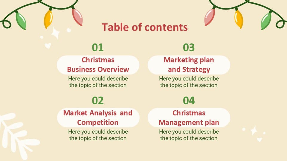 Merry Christmas PowerPoint Template 2