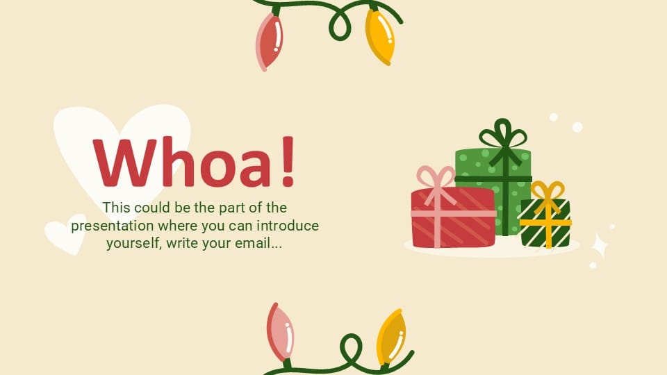 Merry Christmas PowerPoint Template 4