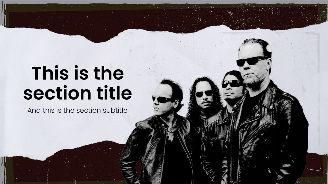 Metallica PowerPoint Template 3