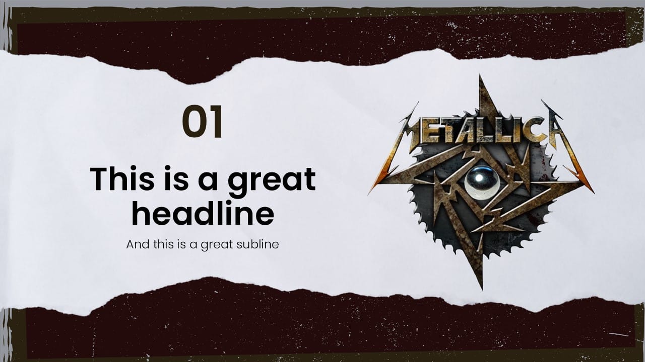 Metallica PowerPoint Template 4