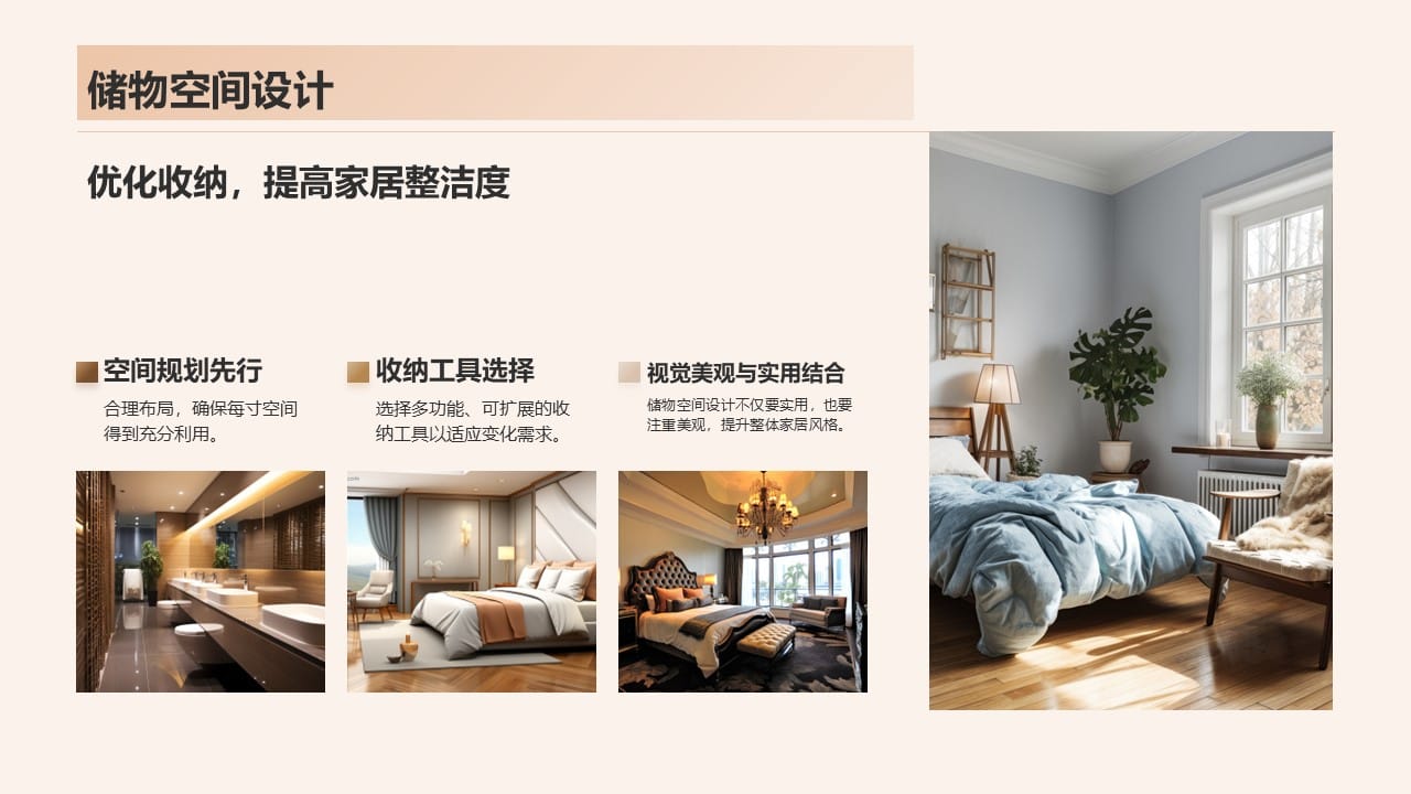 Minimalist Home Living PowerPoint Template 11