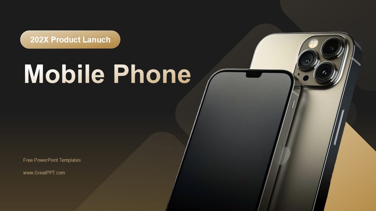 Mobile Phone Product Launch PowerPoint Template 1