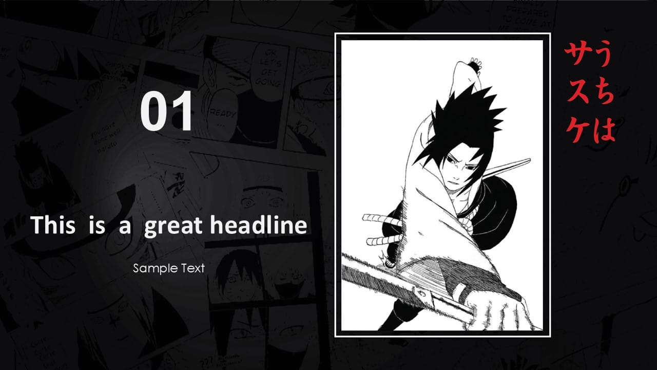 Naruto PowerPoint Template 3