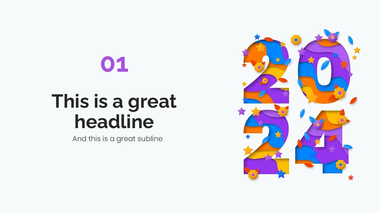 New Year 2024 PowerPoint Template 4