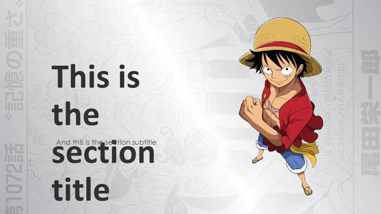 One Piece PowerPoint Template 2
