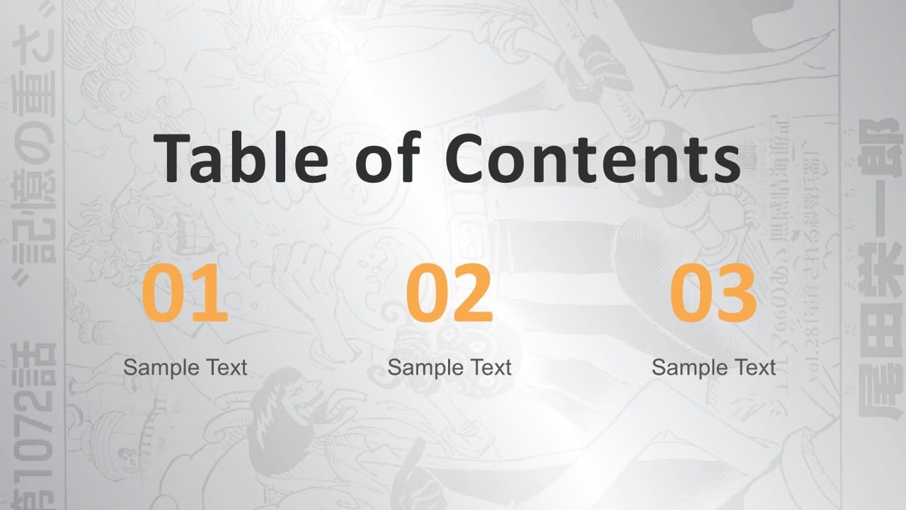 One Piece PowerPoint Template 3