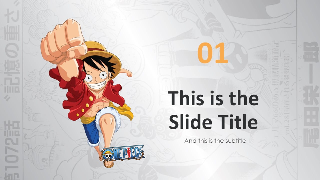One Piece PowerPoint Template 5