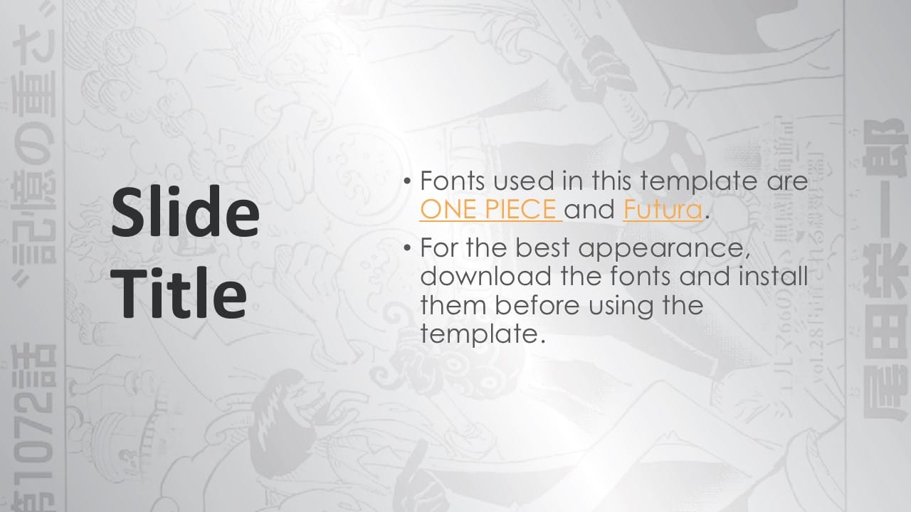 One Piece PowerPoint Template 6