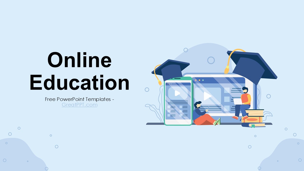 Online Education PowerPoint Template 1