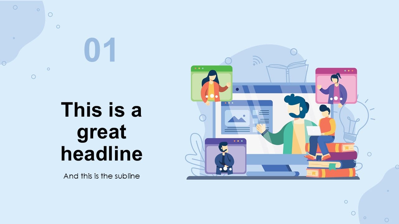 Online Education PowerPoint Template 5