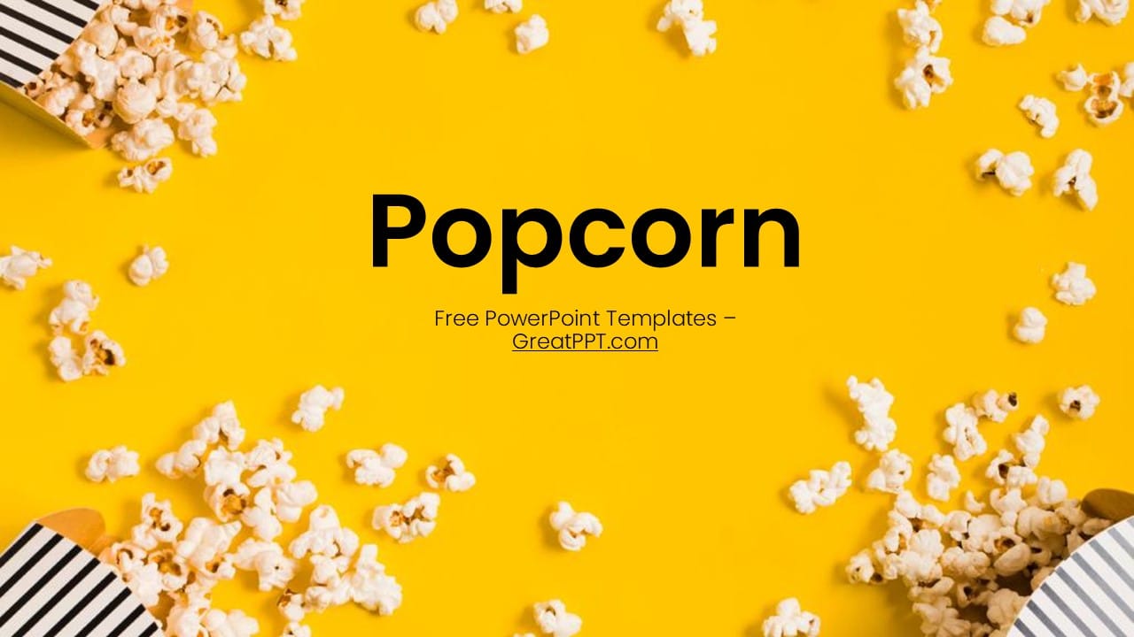 Popcorn PowerPoint Template 1