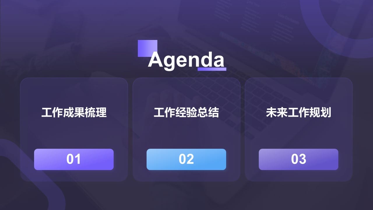 Purple Sales Report PowerPoint Template 2