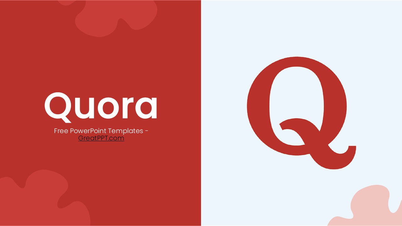 Quora PowerPoint Template 1