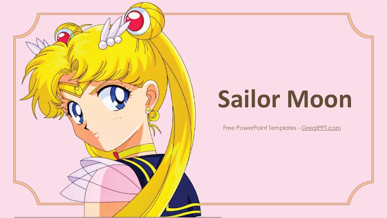 Sailor Moon PowerPoint Template 1