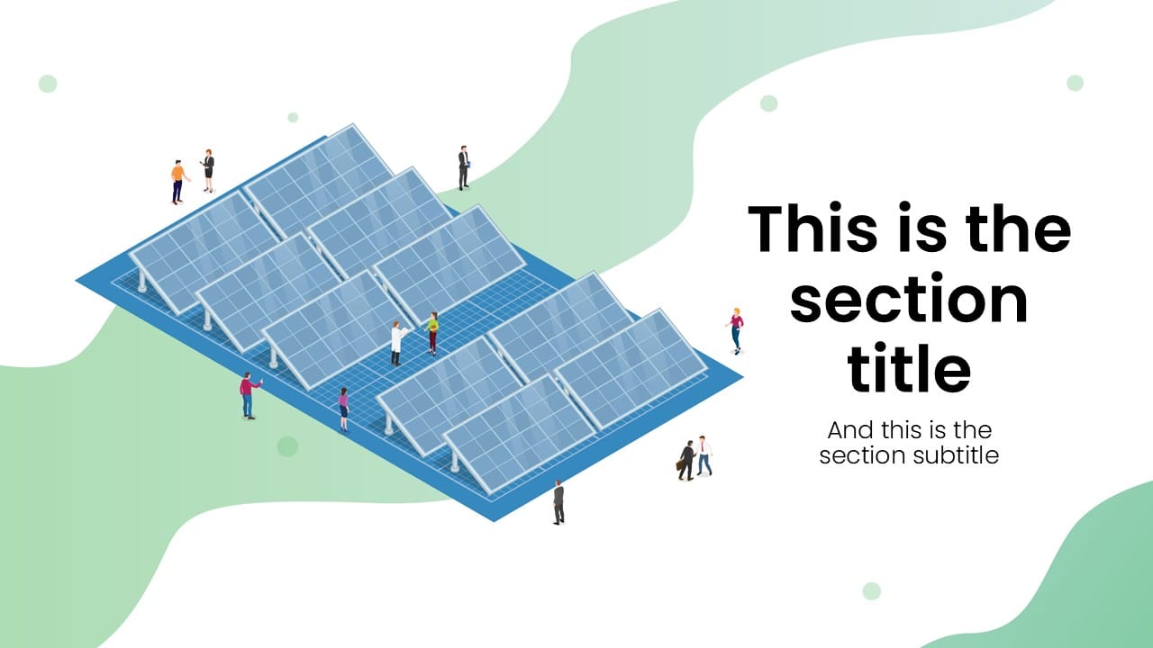 Solar Panels PowerPoint Template 3