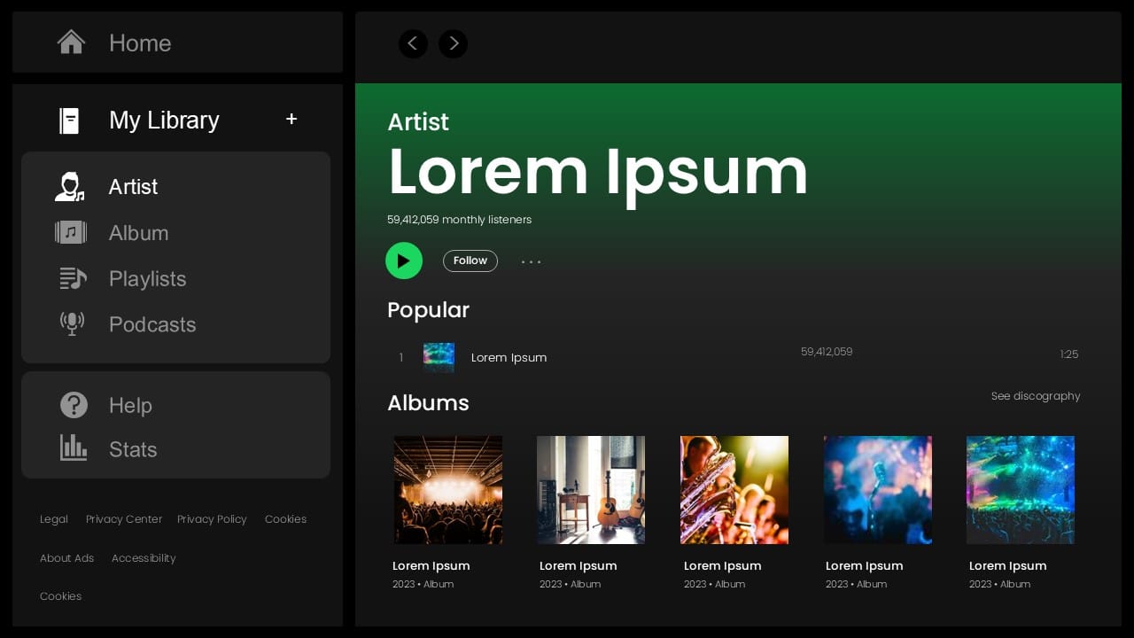 Spotify PowerPoint Template 3