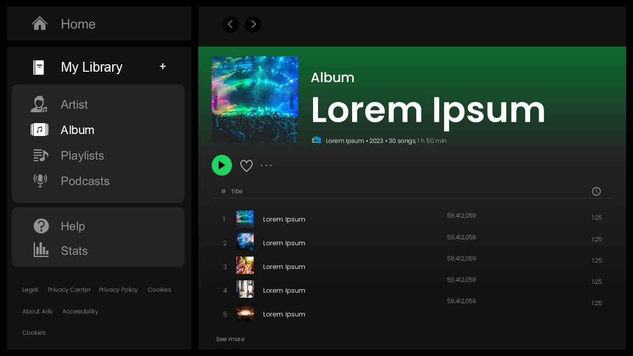 Spotify PowerPoint Template 4