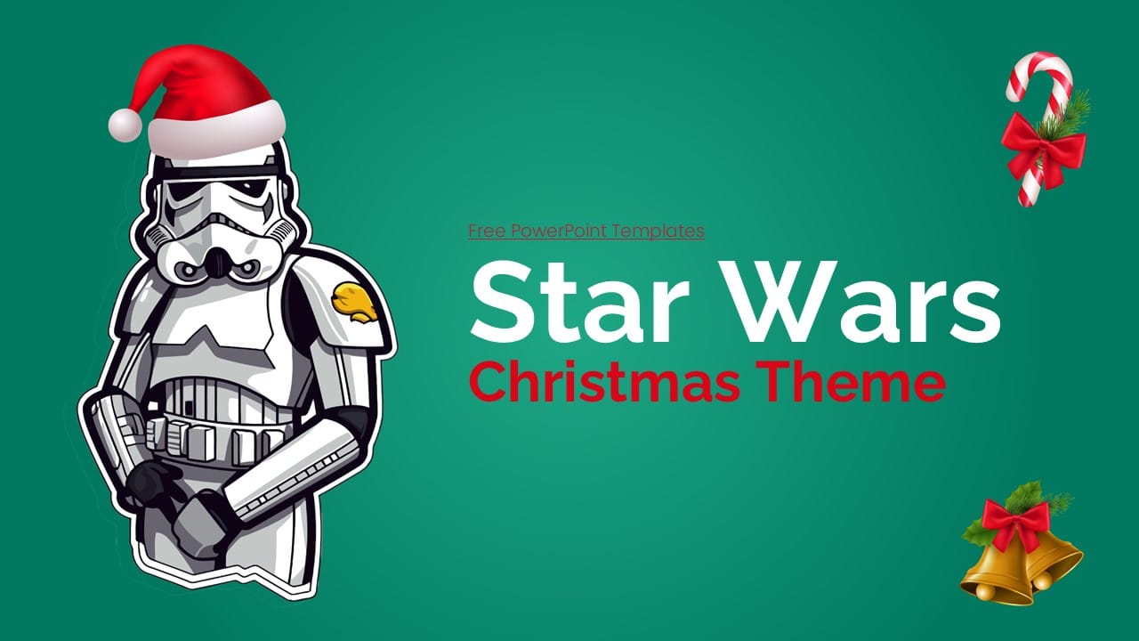 Star Wars Christmas PowerPoint Template 1