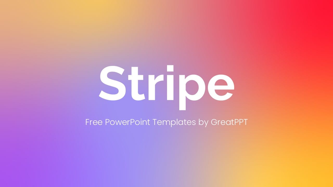 Stripe PowerPoint Template 1