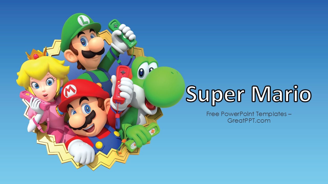 Super Mario PowerPoint Template 1