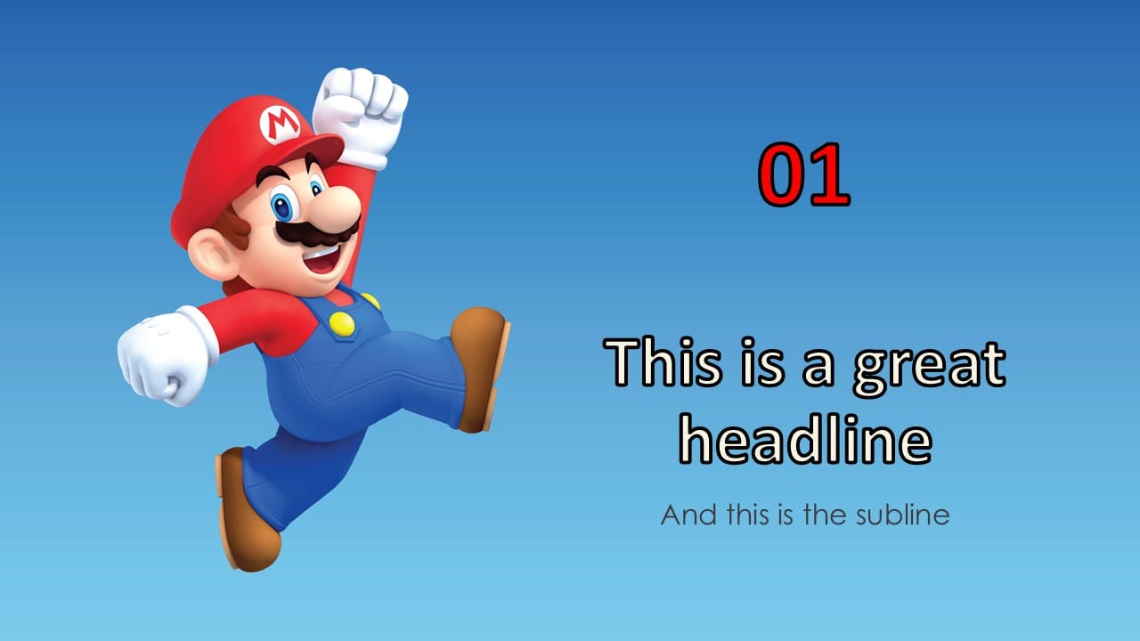 Super Mario PowerPoint Template 5
