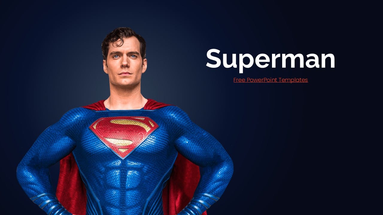 Superman PowerPoint Template 1