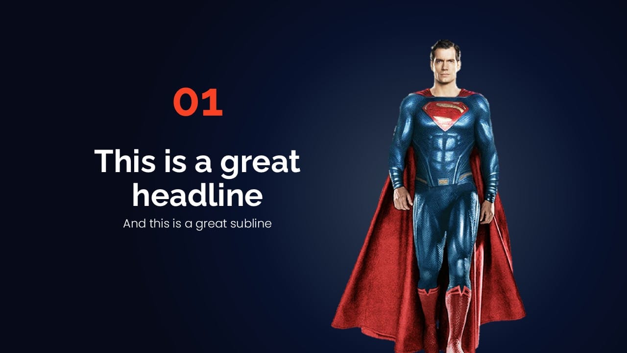 Superman PowerPoint Template 5