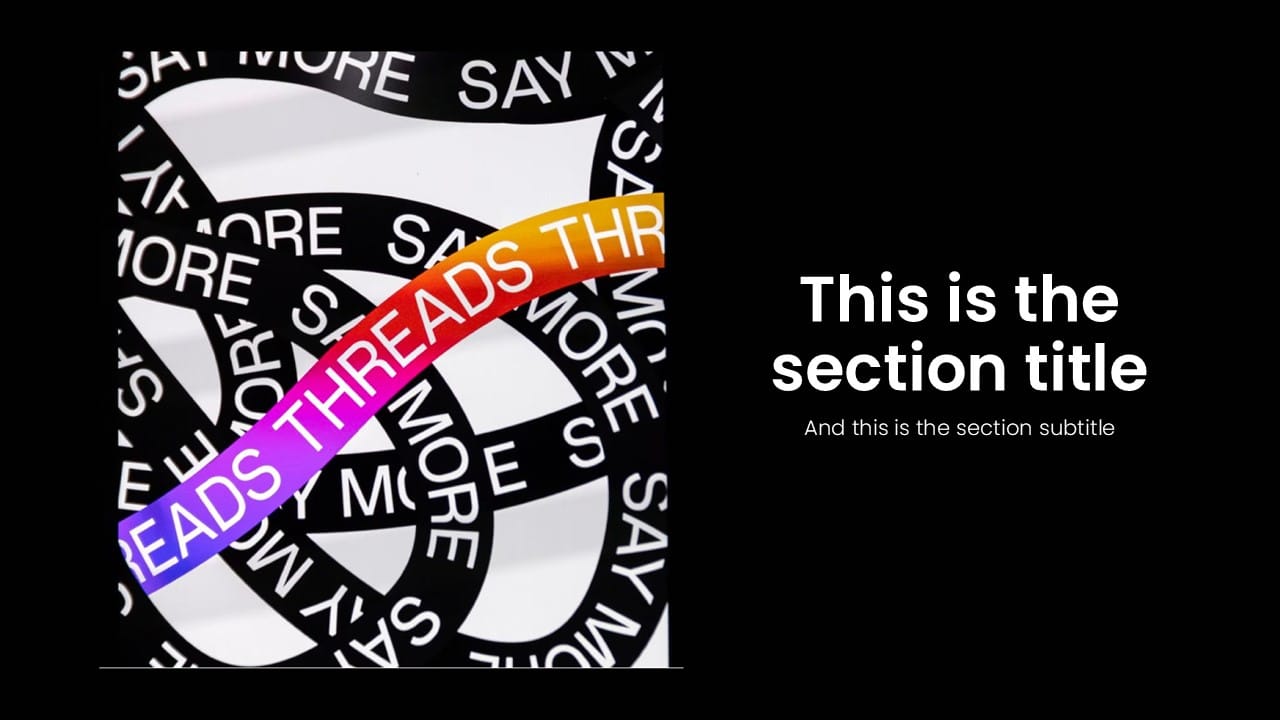 Threads PowerPoint Template 3