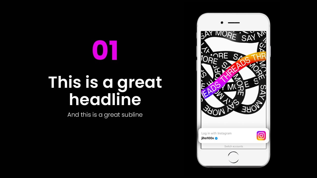 Threads PowerPoint Template 4