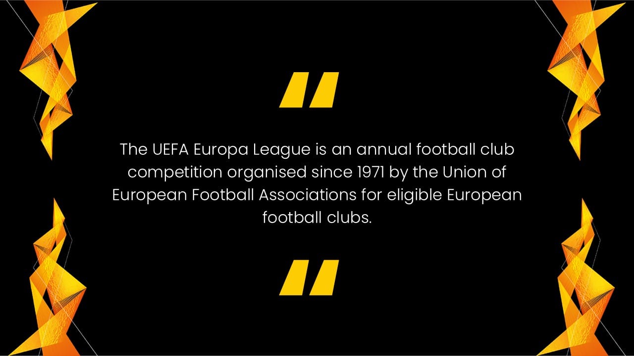 UEFA Europa League PowerPoint Template 4