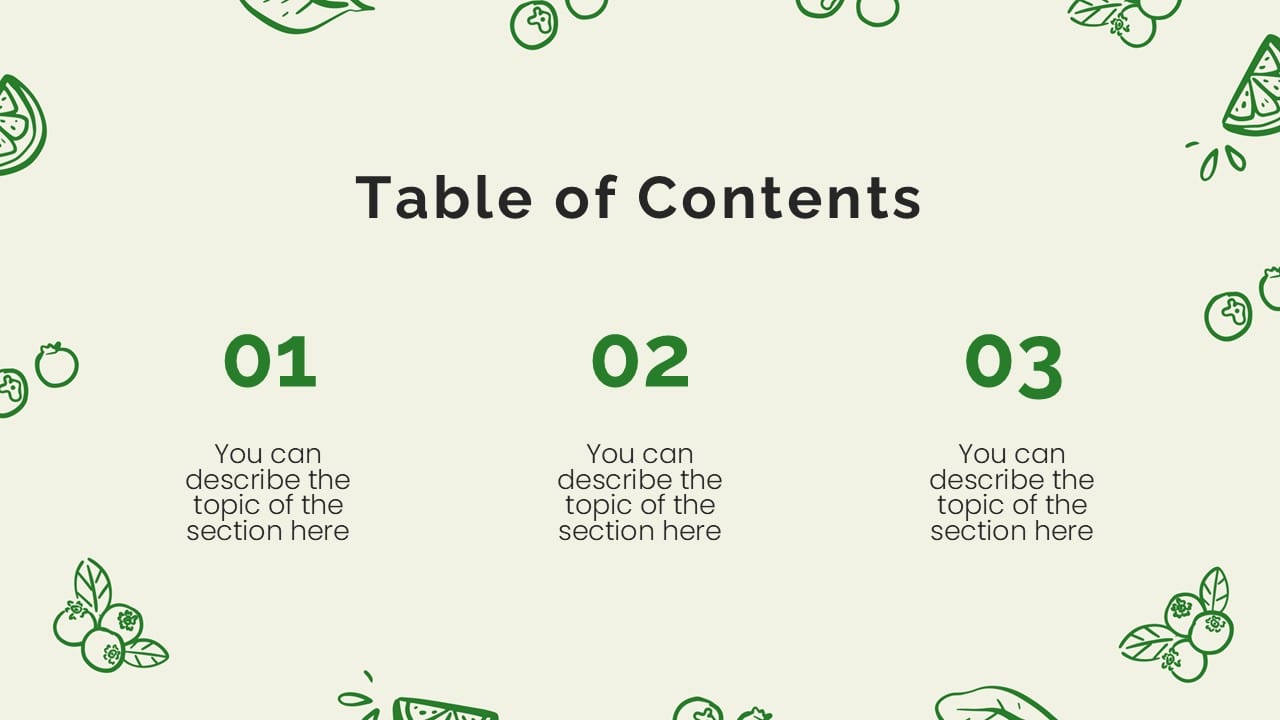 Vegan PowerPoint Template 2