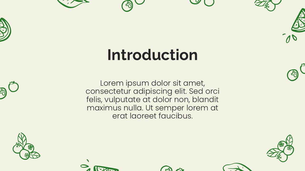 Vegan PowerPoint Template 4