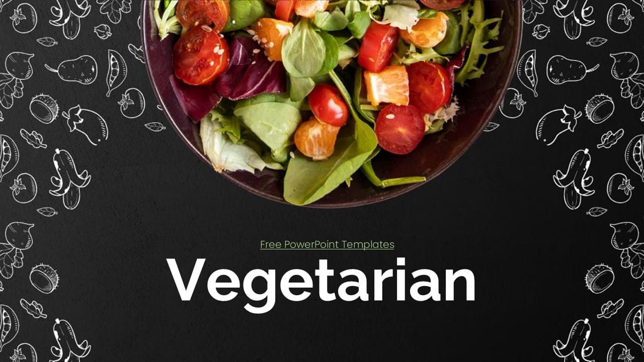 Vegetarian PowerPoint Template 1