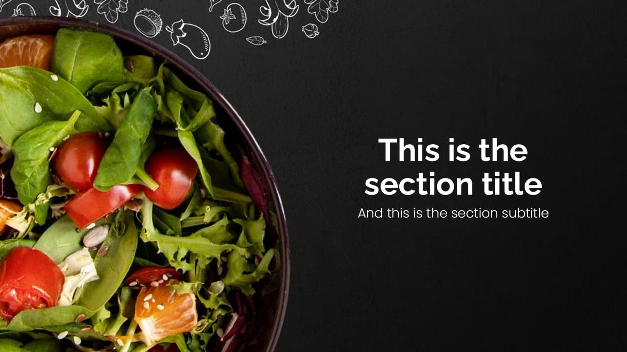 Vegetarian PowerPoint Template 3